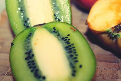 Close-up of bananas in plate on table