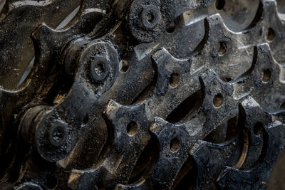 Close-up of gears