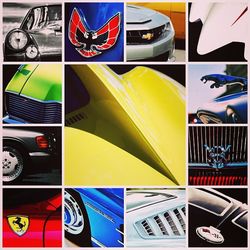 Close-up of multi colored objects