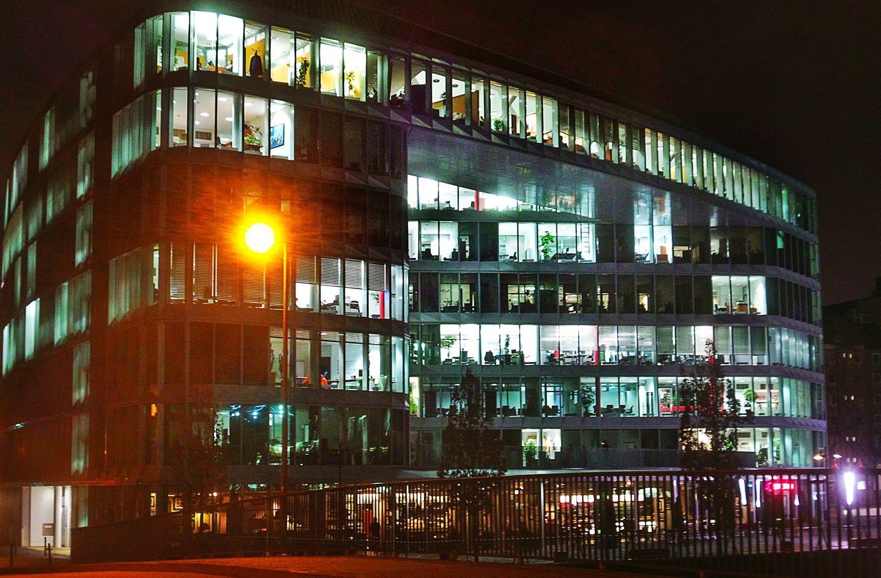 Transparent office building