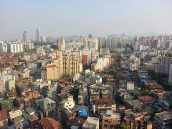 High angle view of a city