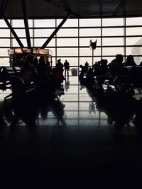 Group of people at airport