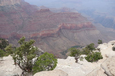 Scenic view of rock formations