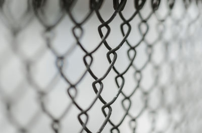 Close-up of chainlink fence