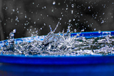 Close-up of splashing water