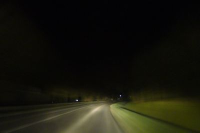 Road at night