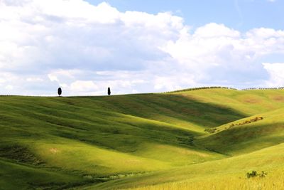 Scenic view of landscape against sky