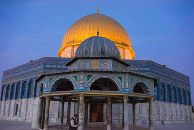 View of masjidil aqsa mosque against sky in palestine 