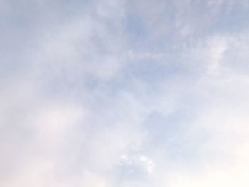 Low angle view of clouds in sky