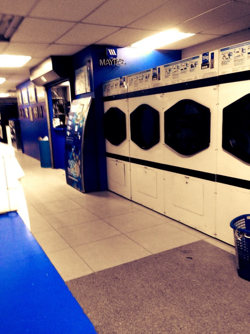 INTERIOR OF EMPTY SUBWAY