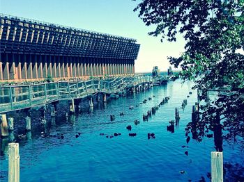 View of building with waterfront