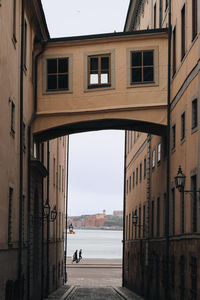 Street amidst buildings in city