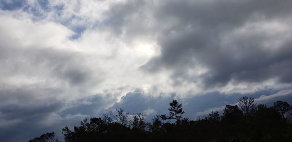 Low angle view of clouds in sky