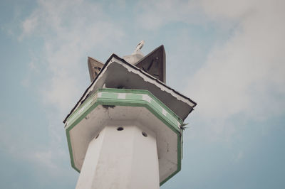 Low angle view of building against sky