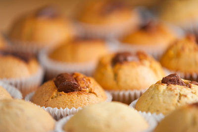 Close-up of cupcakes