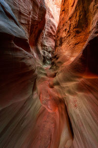 Rock formation in cave