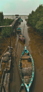 This is mangrove park of mempawah city, west borneo island, indonesia