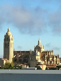 View of church in city