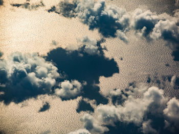 Low angle view of cloudscape against sky