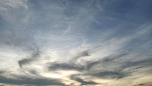 Low angle view of dramatic sky