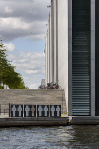 Building in city against sky