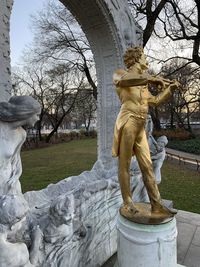 Statue in park