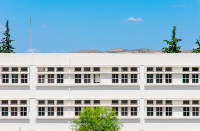 Low angle view of building against sky