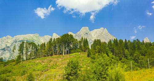 Panoramic view of landscape against sky