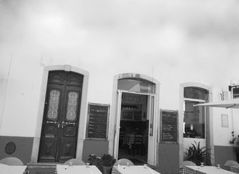 Buildings against sky in city