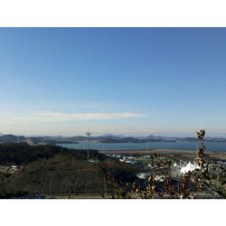 Scenic view of calm sea against sky