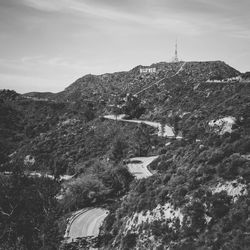 Scenic view of mountain against sky