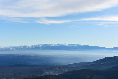 Scenic view of landscape against sky