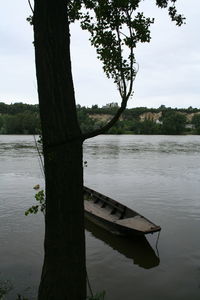 Scenic view of calm lake