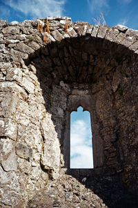 Low angle view of historical building