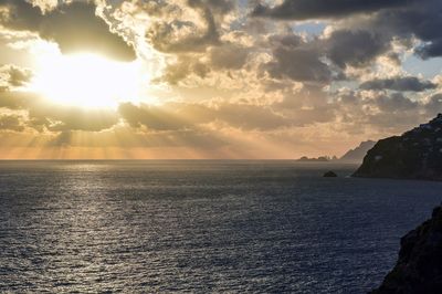 Sunset over sea