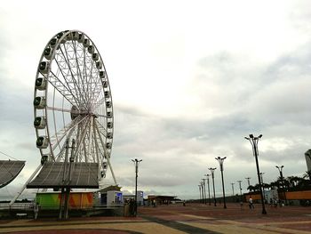 Ferris wheel at amusement park