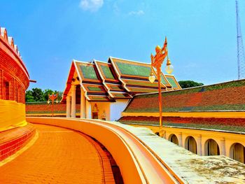 Panoramic view of building against sky