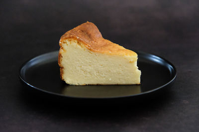 Close-up of bread in plate