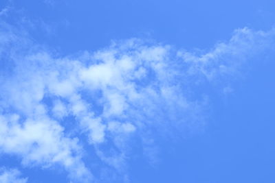 Low angle view of clouds in sky