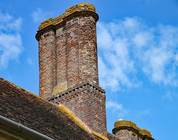 Low angle view of historical building against sky