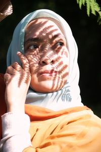 Portrait of young woman