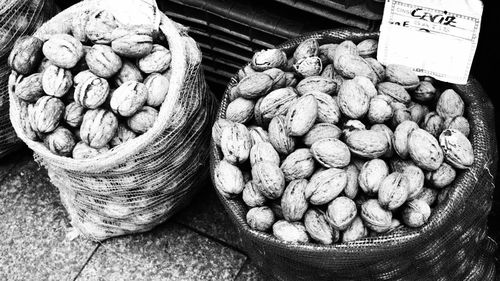 Full frame shot of market stall