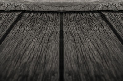 Close-up of wooden plank