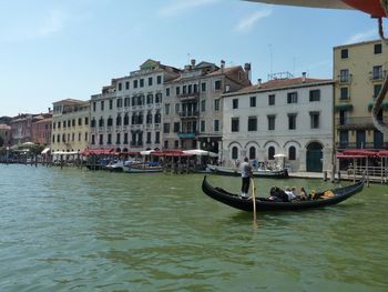 Canal along buildings