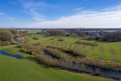 Scenic view of landscape against sky