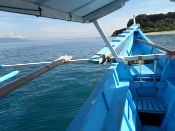 Sailboat in sea