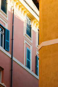 Close-up of built structure with windows