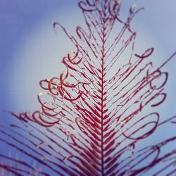 Low angle view of tree against sky