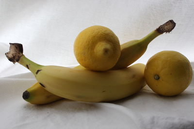 Close-up of apples on table