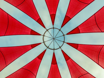 Low angle view of umbrella